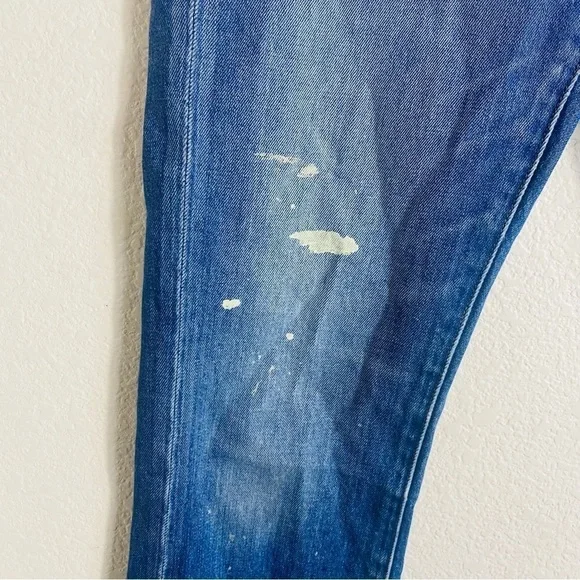 Madewell Blue Straight Ankle/Cropped Distressed Jeans  Size:26 - Picture 11 of 11